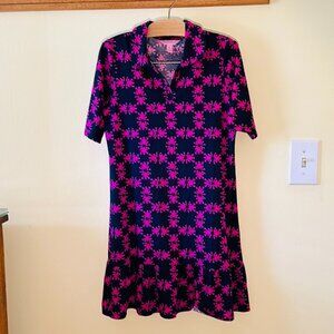 Lilly Pulitzer Frog Print Girls Polo Dress